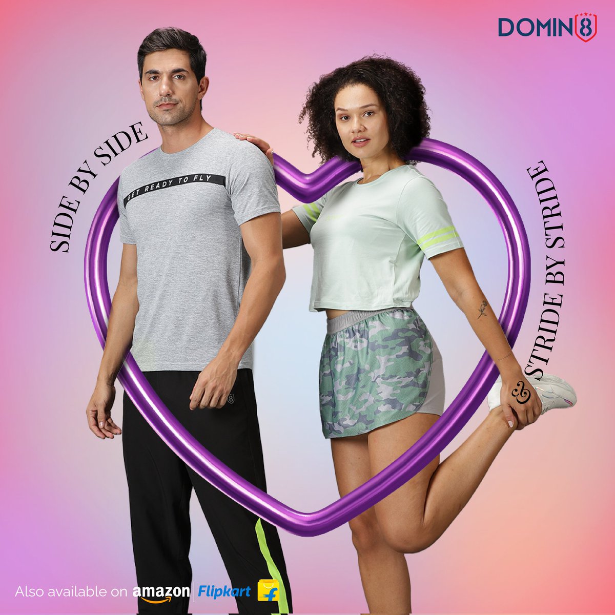 domin8active's tweet photo. Whether you're taking a leisurely walk in the park or pushing each other to new limits in the gym, Domin8 will keep you both looking and feeling your best. Check out our Valentine's Day offers at https://t.co/TQQTXx9gLz.
.
.
#wearableathleisure #AlwaysGame
#Domin8 https://t.co/Boe5LeAqYN