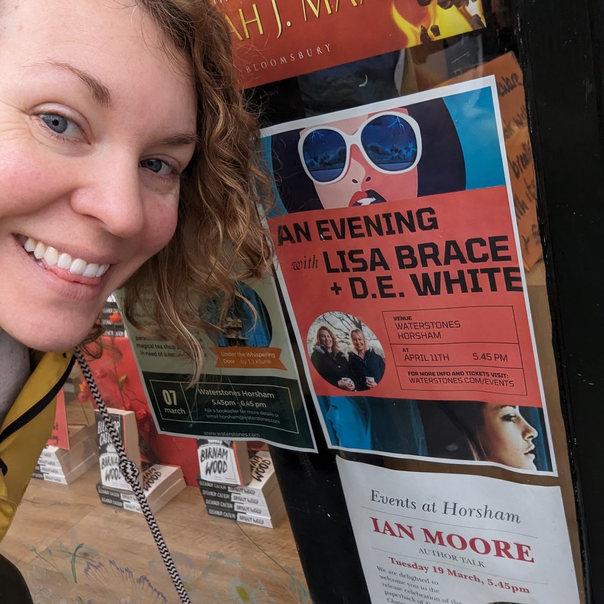 LBrace1's tweet photo. Thrilled to see this in the window of @Waterstones Horsham! 

@DEWhiteAuthor https://t.co/ONHxZzuTkn
