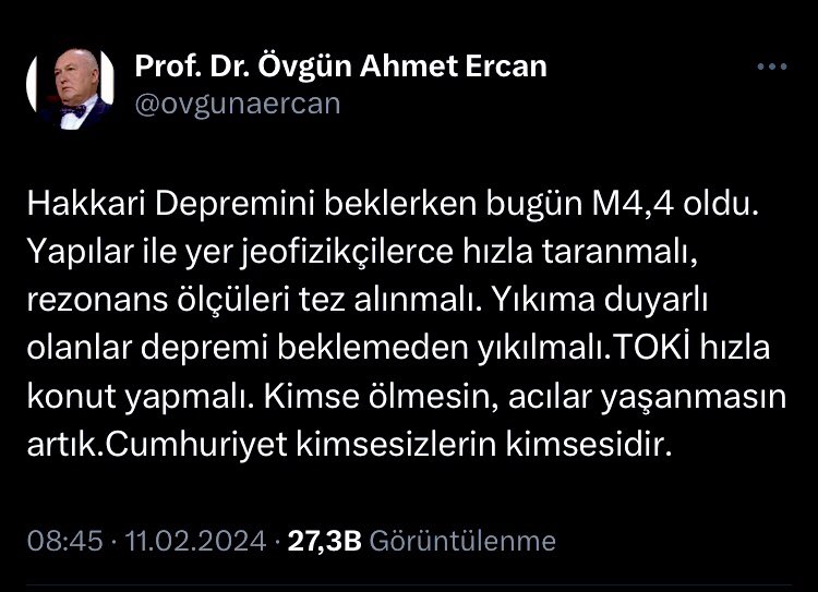 Hakkari'ye ulaşım yoları çok kısıtlı. Alternatif yolların da yapılmasını dile getiriyoruz. Lütfen geç olmadan adımlar atılsın🙏🏻
#hakkaridedeprem #deprem2024 <a href="/KarayollariGM/">Karayolları Genel Müdürlüğü</a> <a href="/TC_icisleri/">T.C. İçişleri Bakanlığı</a> <a href="/RTErdogan/">Recep Tayyip Erdoğan</a> 
<a href="/ovgunaercan/">Prof. Dr. Övgün Ahmet Ercan</a> <a href="/nacigorur/">Prof. Dr. Naci Görür</a>