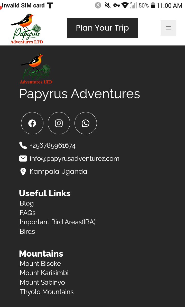 KajuMatic's tweet image. Behold my latest project! A custom tour and travel website, easy to navigate, responsive design. papyrusadventurez.com #webdeveloper #webdesigner #webdevelopement