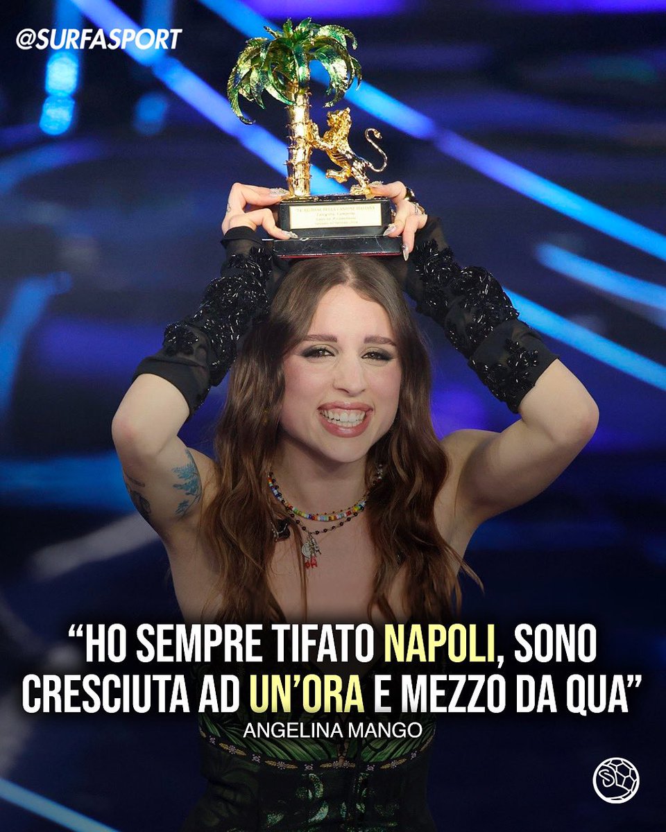 🇮🇹 ANGELINA MANGO HA VINTO SANREMO 2024 🚨 È #AngelinaMango la vincitrice di #Sanremo2024 🎉 Durante un’intervista per #RadioKissKiss ha rivelato qual è la sua squadra del cuore 🔵 La classifica finale è stata 👇 #Angelina Mango 🥇 #Geolier 🥈 #Annalisa 🥉 👉 Giusta la sua…