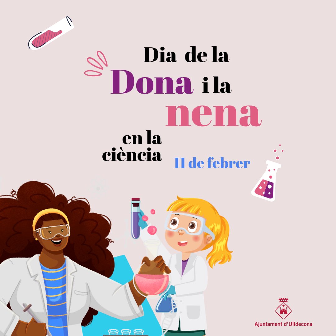 AjuntUlldecona's tweet photo. En el marc del Dia Internacional de la Dona i la Nena en la Ciència, l’Ajuntament #Ulldecona impulsa una nova campanya x visibilitzar el talent i la dedicació de les dones científiques del municipi. Més info: https://t.co/xDAgBT3VMy https://t.co/UfHXMCobY0