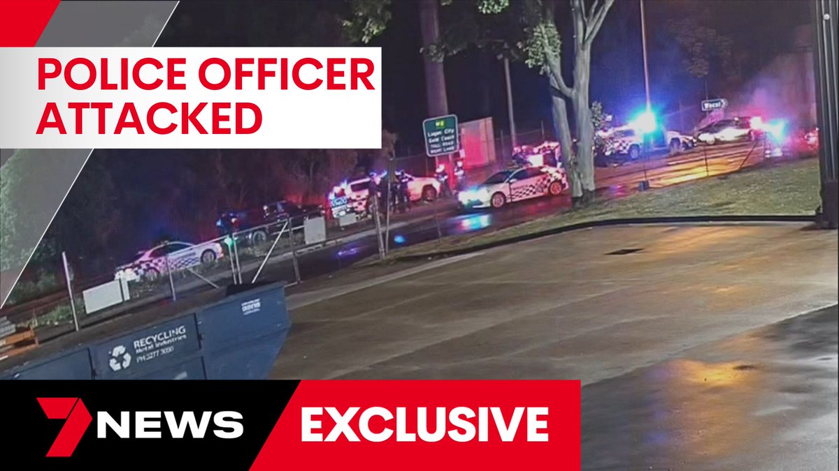 7NEWS Queensland (@7newsbrisbane) on Twitter photo Two police officers have been wounded, one seriously, after they were allegedly attacked by a box-cutter wielding wanted man during an arrest at Carole Park. youtu.be/Z5cHrcnIq8w <a href="/SallyGyte/">Sally Gyte</a> #7NEWS Two police officers have been wounded, one seriously, after they were allegedly attacked by a box-cutter wielding wanted man during an arrest at Carole Park. youtu.be/Z5cHrcnIq8w <a href="/SallyGyte/">Sally Gyte</a> #7NEWS