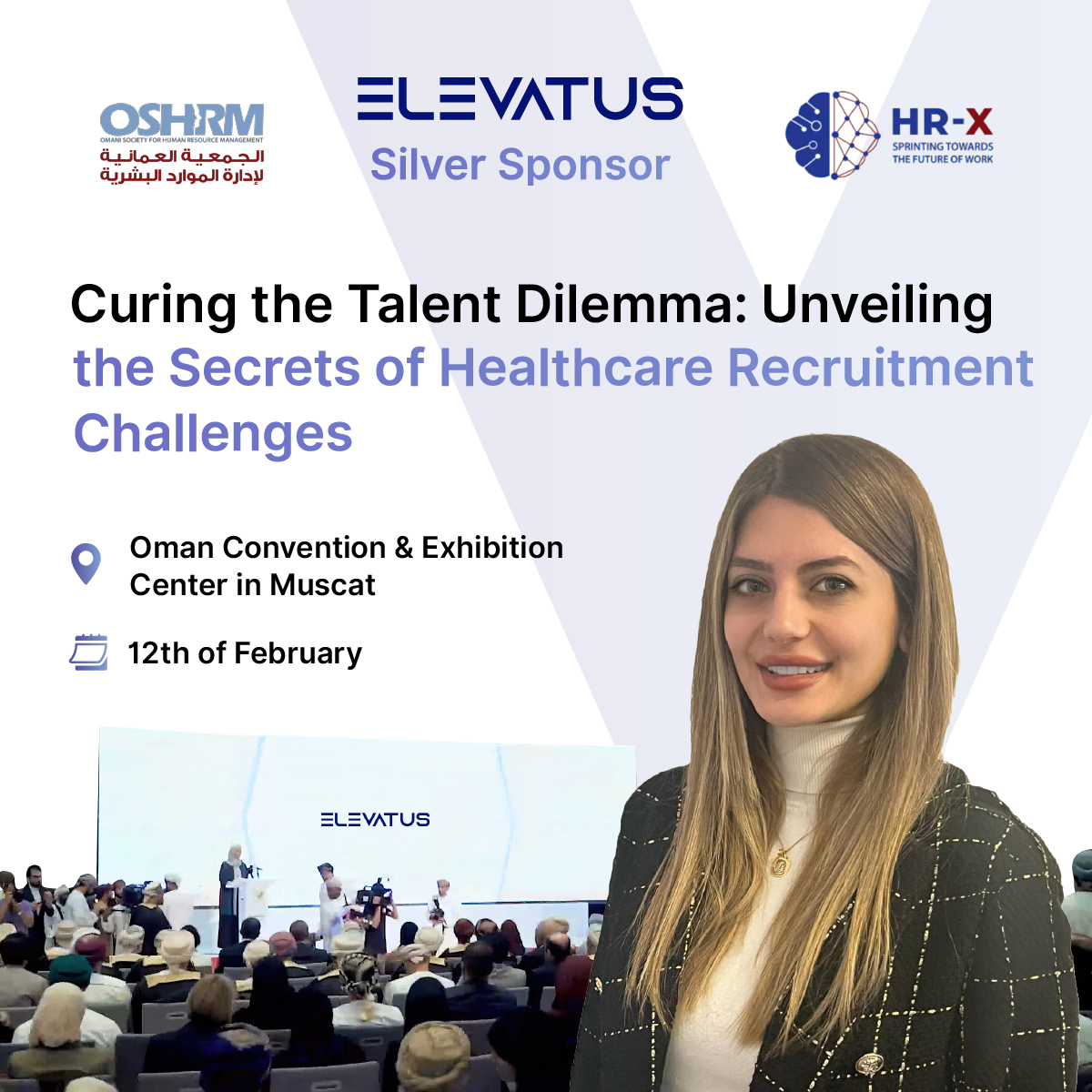 Join us TOMORROW at <a href="/OSHRMom/">OSHRM</a>, Oman’s premier HR summit! As Silver Sponsors, we are thrilled to have our distinguished Customer Success Manager, Diala Shahatit, spearhead an immersive workshop. She will delve into the significant impact of healthcare recruiting challenges and how