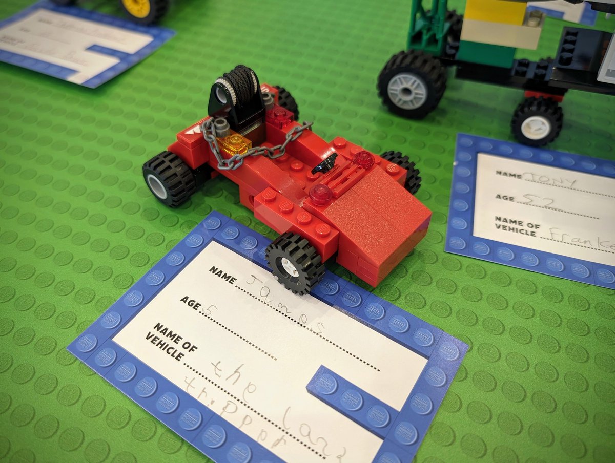 _John_Long's tweet photo. James' Lego creation @HaynesMuseum https://t.co/ZMjqmjYCwr