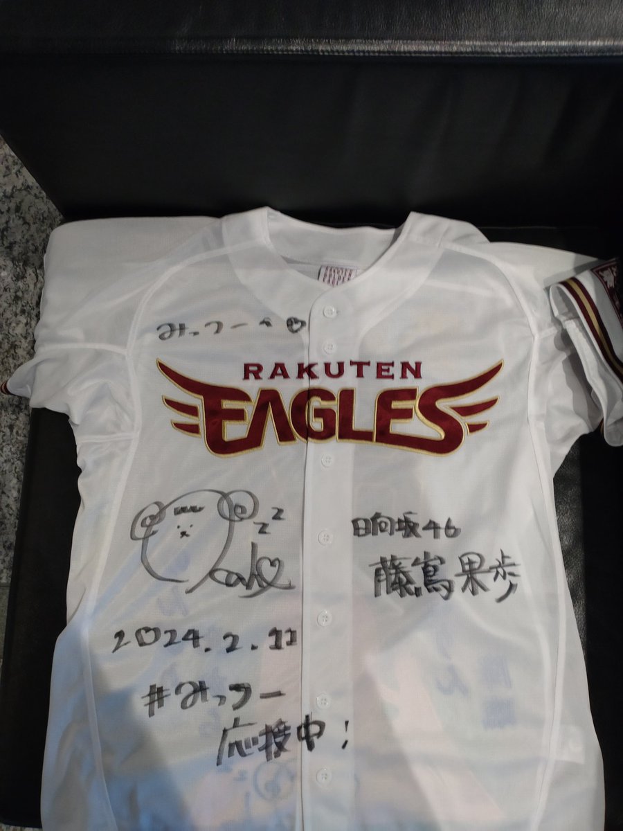 kaho0807_32's tweet photo. 書くスピードがのんびりで時間が足りず理想通りにはならなかったけど、ユニフォームをつくる上で参考にしたサイン(2023年1月グリーティングカード)で1本足りない部分を本人に書き足してもらえたのはよかったです。

#日向坂46
#脈打つ感情
#スペイベ
#私物サイン会
#藤嶌果歩 https://t.co/ZVSCdc0K1h