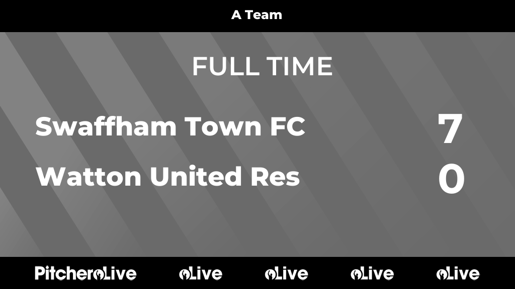 Swaffham_TownFC's tweet photo. FULL TIME: Swaffham Town FC 7 - 0 Watton United Res
#SWAWAT #Pitchero
https://t.co/YuIT51TljC https://t.co/EaJ3dLlnTI