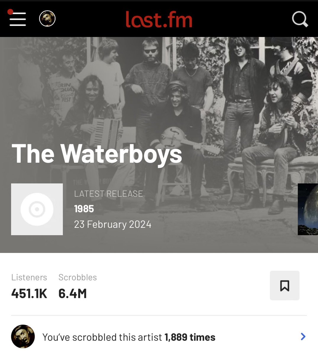 Urgently waiting for #1985.  Is it Feb 23th already? <a href="/MickPuck/">Mike Scott</a> #lastfm