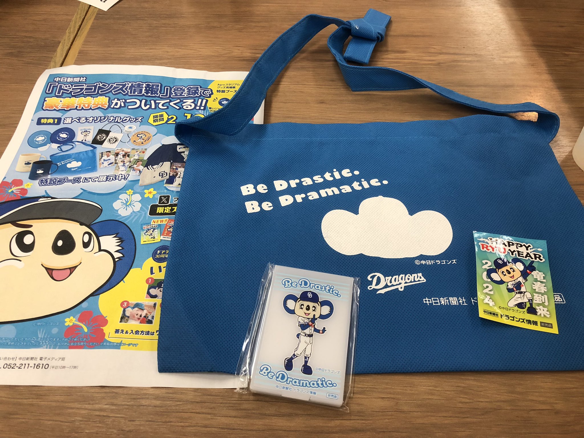 ドアラ トートバッグ 大阪限定 中日ドラゴンズ 中日ドラゴンズ ドアラ