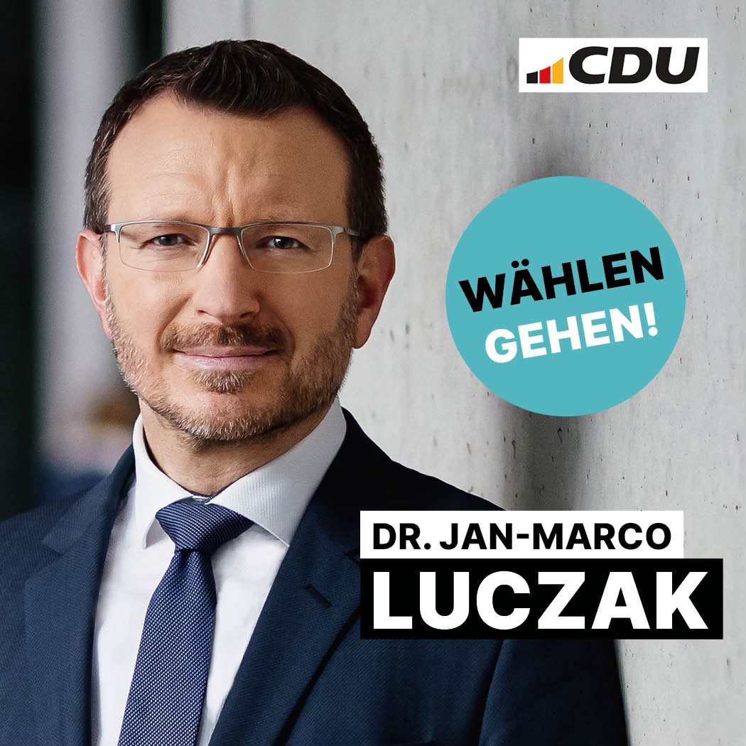 Heute zählt es: Macht von Eurem demokratischen Recht Gebrauch und geht wählen - setzt ein #Stoppzeichen gegen die desaströse Politik der #Ampel und wählt mit beiden Stimmen <a href="/CDU/">CDU Deutschlands</a>!