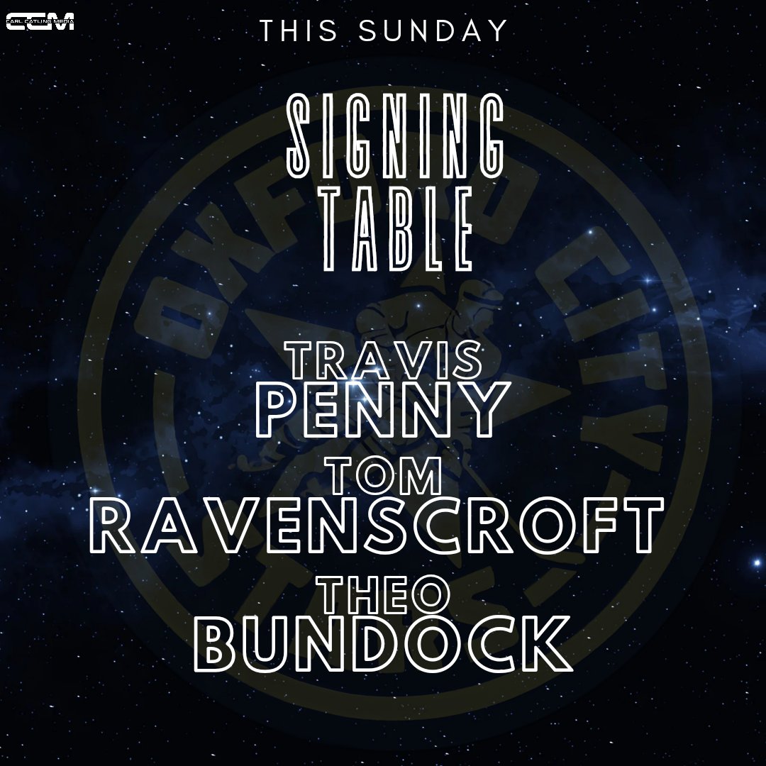 Nearly 300 🎟 SOLD - 'Kids For A Quid' This Sunday 🏒⭐️

Sun 11th Feb 18:15 (h) 
Doors Open 17:30
🆚️ Chelmsford  (Cup)
 🎟 
Adults £12
Concession/ Student £6
U16s £1

Buy Now 👇
oxfordcitystars.com/tickets

Signing Table ✍️
Bundock, Penny &amp; Ravenscroft  

No Stream ❌️