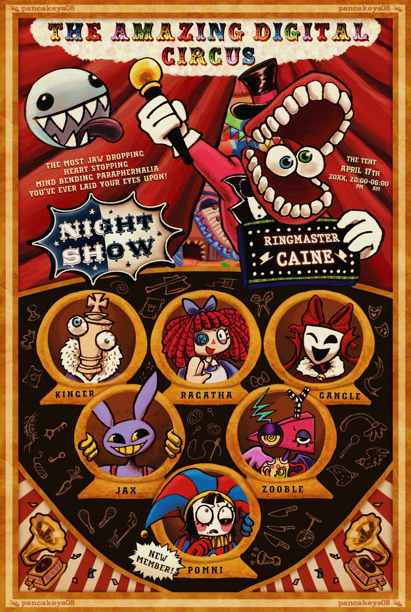 Come to the show!
#TADC #TheAmazingDigitalCircus