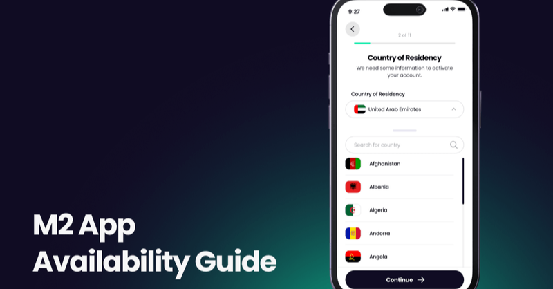 M2Exchange's tweet photo. The M2 Mobile app is now up and running in 150+ countries around the world.

Check out our latest blog post to discover the countries where you can download the app: https://t.co/uaWKBKKZAf

#M2 #M2App