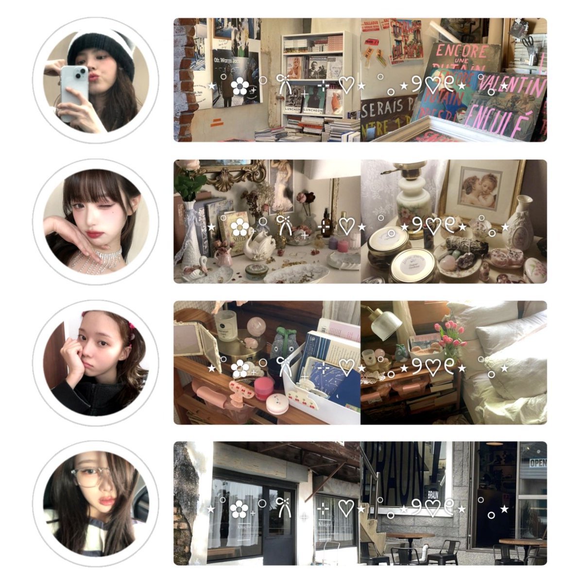 dovebritse's tweet image. HELP RT / REPOST 🧍🏻‍♀️ #zonauang

Hi! Aku ada ready stock layout semi moodie ( moodboard ) with price 3.500 / ea. Check alt untuk list-nya, avail qris! Met jajan ⭐️