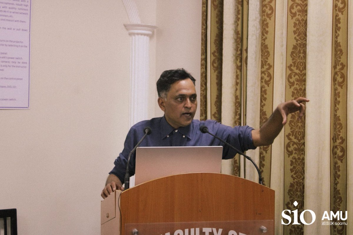 sioindia's tweet photo. SIO AMU organized a lecture by the prominent academician Prof. Irfan Ahmad from Ibn Haldun University, Turkey, on the topic of 'Rethinking Orientalism: In the Indian Context,' at AMU, last week. 
The program was chaired by Prof. Asmer Beg, Dean of Social Sciences. https://t.co/kbbDkPEDHt