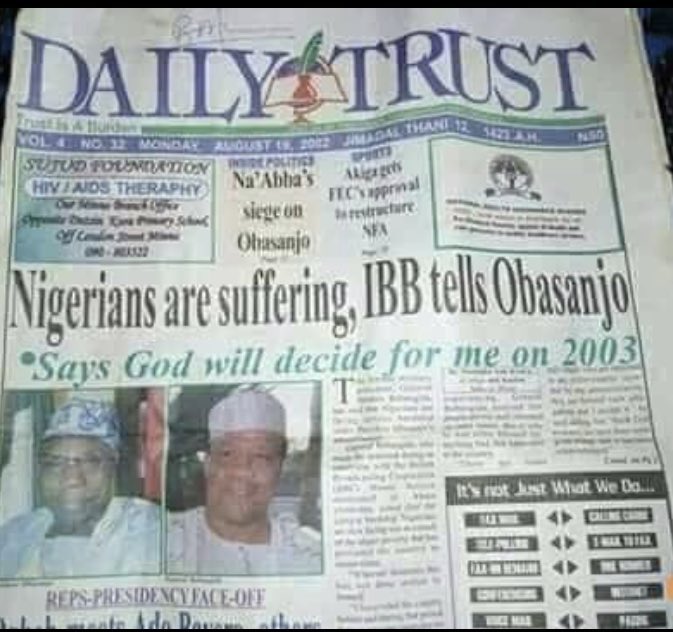 The attempt to launder Obasanjo and PDP’s image will remain funny to me. Africa China’s “Food no dey” was sang under Obasanjo Eedris Abdulkareem’s Nigeria Jagajaga was sang under Obasanjo Baba Ara’s “Mekunnu n pariwo, Olowo n pariwo” was under PDP. Times are hard but let’s…