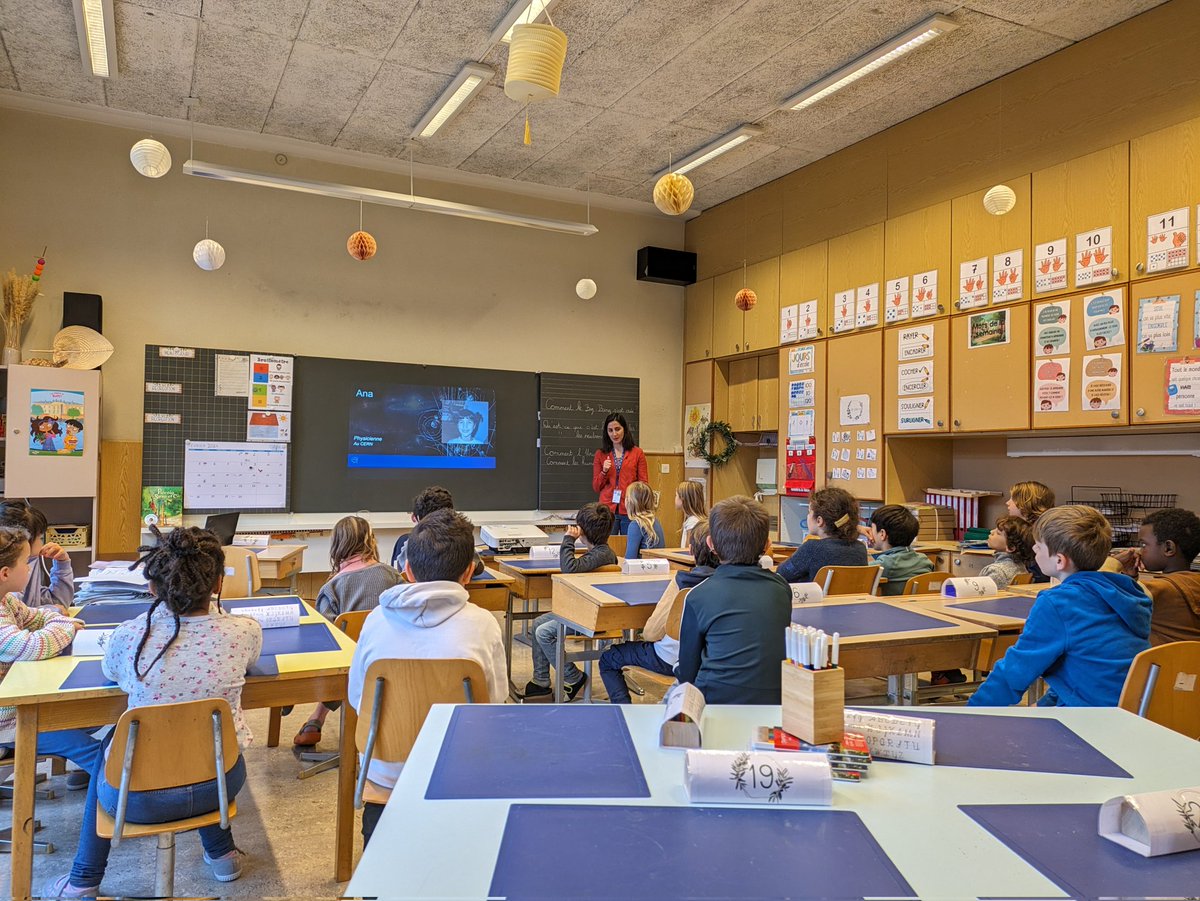 Today is the International Day of Women and Girls in Science! At <a href="/CERN/">CERN</a>, I had the privilege of already celebrating it during the last week by going to primary schools presenting my path in Physics. Let's go kids, never stop believing in yourselves! #IDWGS2024