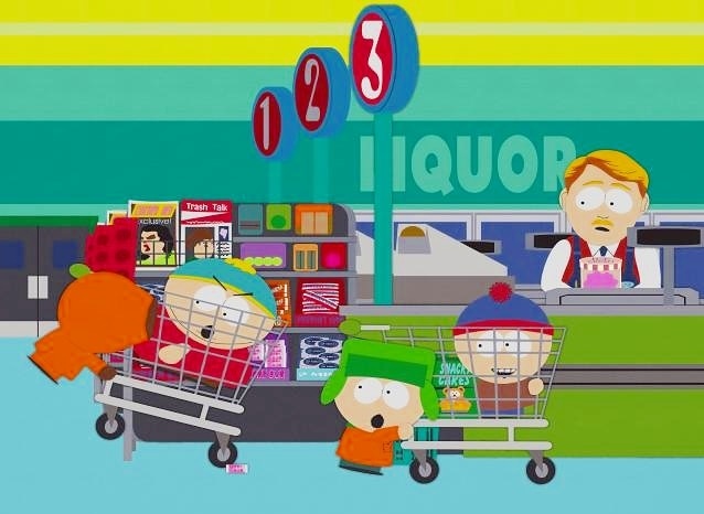 随分昔だけどサウスパークのアニメーターとして働いてた日本人スタッフの方が残してくれた4バカ🛒ほんとに可愛い