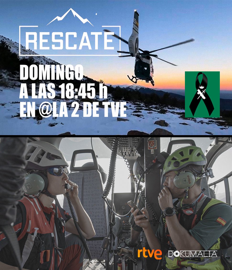 #Rescate Esta tarde a las 18:45 en @la2_tve