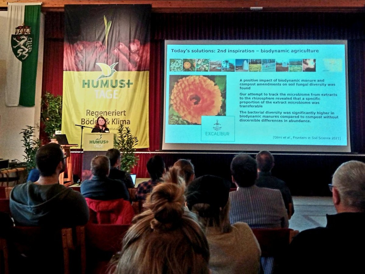 GBerg_ubt's tweet image. Happy to present our data on #soil microbial #Diversity influenced by #biodynamic treatments
In frame of the @excaliburh2020 project
@OOlimi @TomiSci1