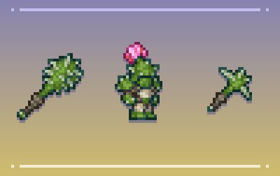 The Cactus Set I made for the calamity texture pack
#Terraria #pixelart