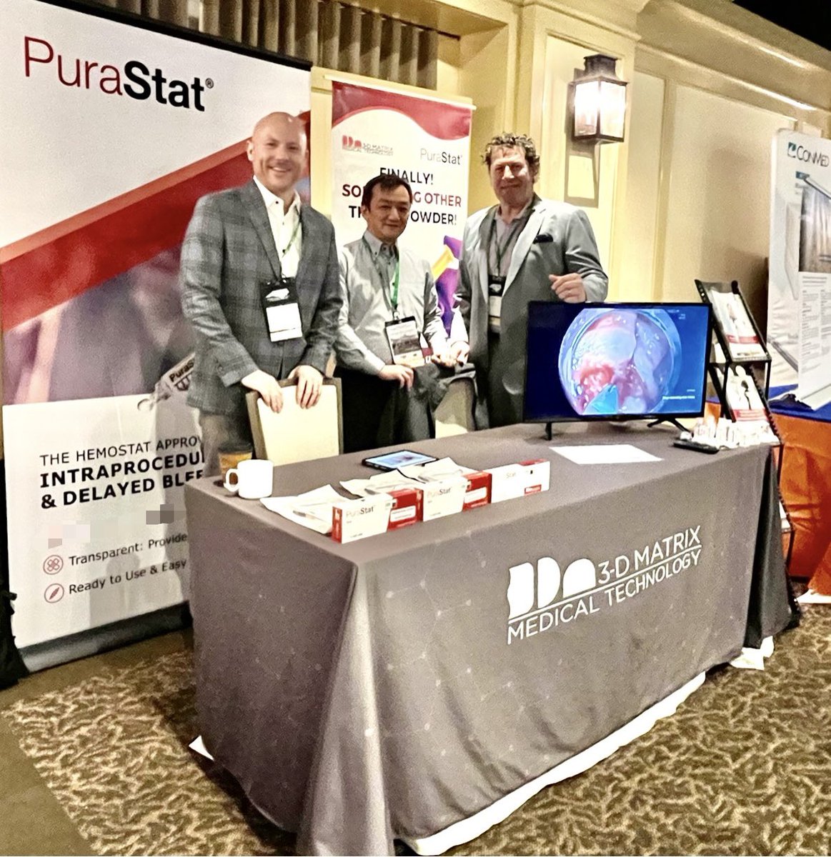 There is still time to stop by the #PuraStat booth at #NCSG today! See what PuraStat is all about from our amazing team! #NCSG24 #gastroenterology #GITwitter