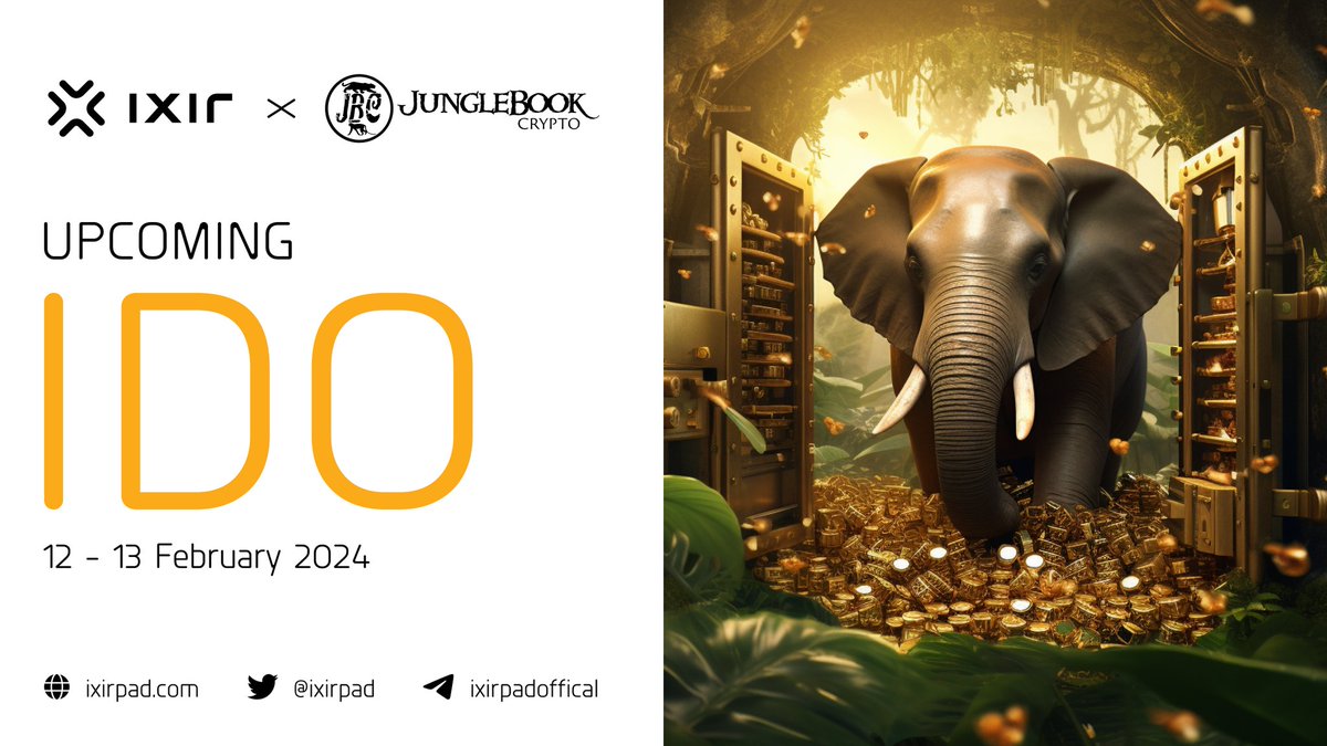 Details of our upcoming <a href="/JBC_Hub/">JBC - Jungle Book Crypto</a> ido.
🔥🔥🚀🚀

💎 IDO Detailed

⏳NFT Round
    Start: 12 Feb. 07:00 UTC
    End  : 12 Feb. 09:00 UTC

⏳Two Year Stakes Tier Round
    Start: 12 Feb. 09:00 UTC
    End  : 12 Feb. 17:00 UTC

⏳ALL Stakes Tier Round
    Start: 12 Feb. 17:00 UTC