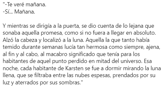 BelcondeAutora's tweet photo. Nadie sabe si llegará el mañana.
#elmardelossueños
Si todavía no lo has leído y te apetece algo de realismo mágico, steampunk y mfm, dale una oportunidad y me cuentas. ❤️🌹 Comparte si puedes, que también ayuda muchísimo. 
Gracias, siempre.
➤ https://t.co/M8Q3Uzr3qH https://t.co/7oZbQZEwkj