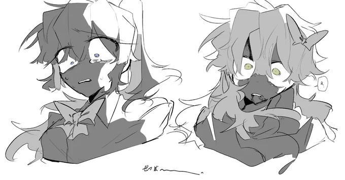 別垢で描いてた表情集 
