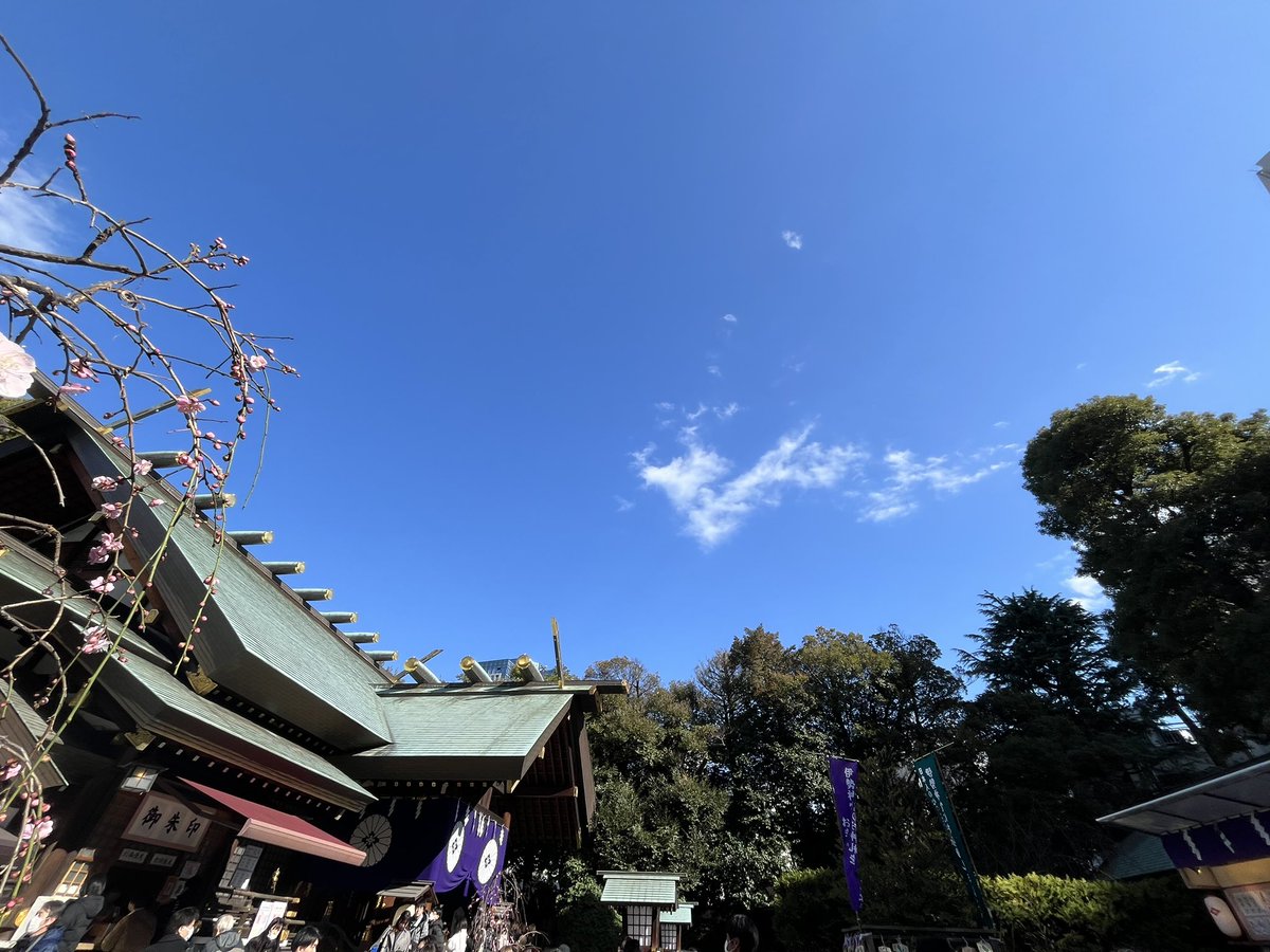 思い立って久しぶりの東京大神宮へ。
1、梅も美しく。
2、なんかここ撮りたいって思ったらスーッと🐉
3、この空を撮った直後に結婚式が始まって
幸せな気持ちになれました😊
 #ドラコミュ