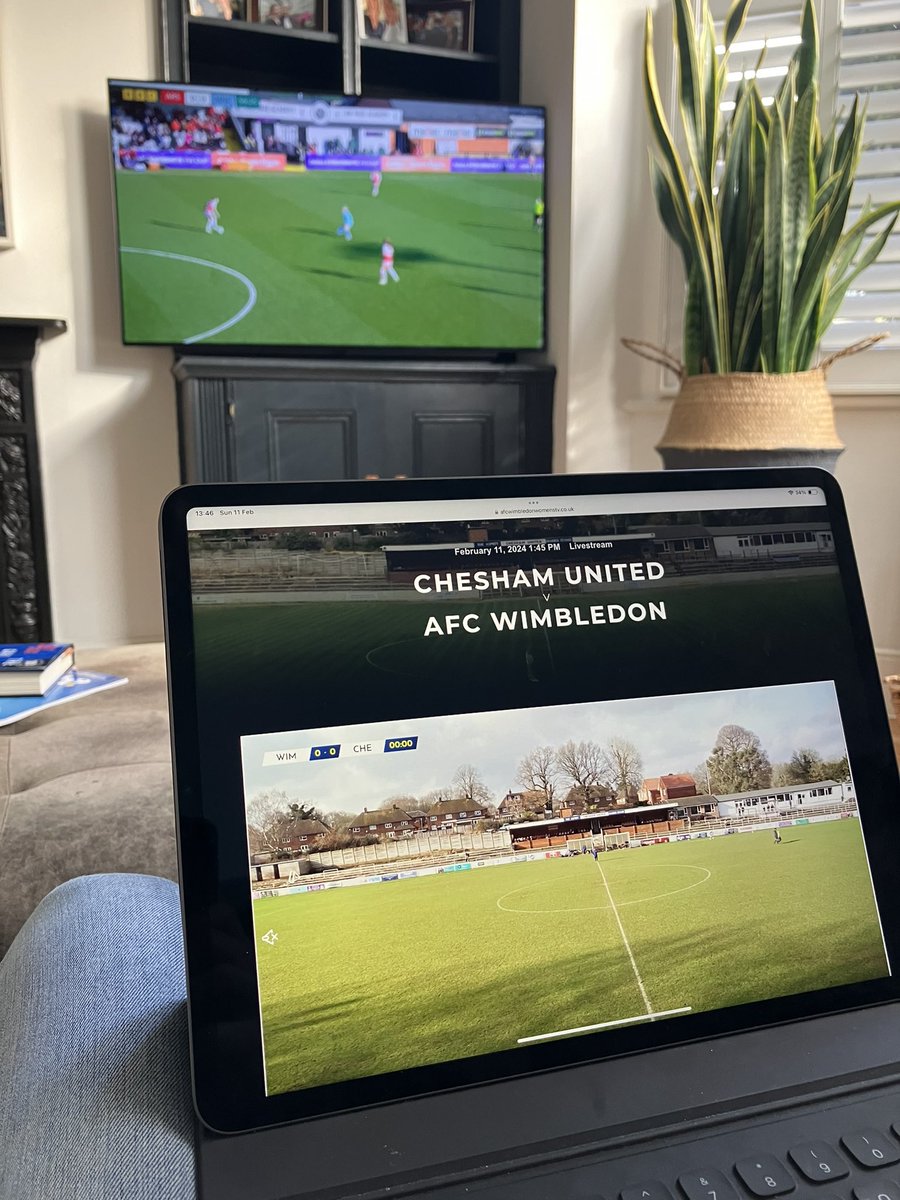 Loving that @afcw_women are live streaming their games.