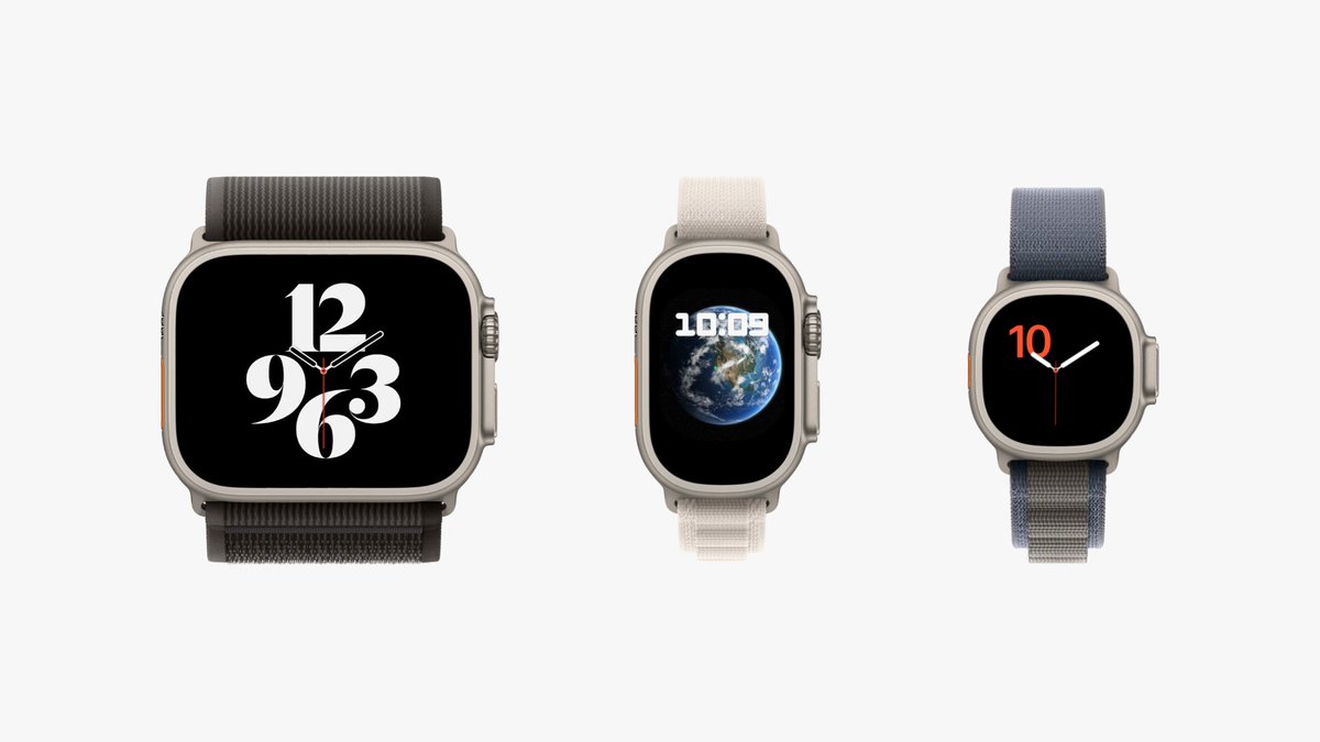 _hessleo's tweet photo. Apple Watch Ultra Wide

Apple Watch Ultra Narrow

Apple Watch Ultra Tiny https://t.co/OcjKRKyCNU