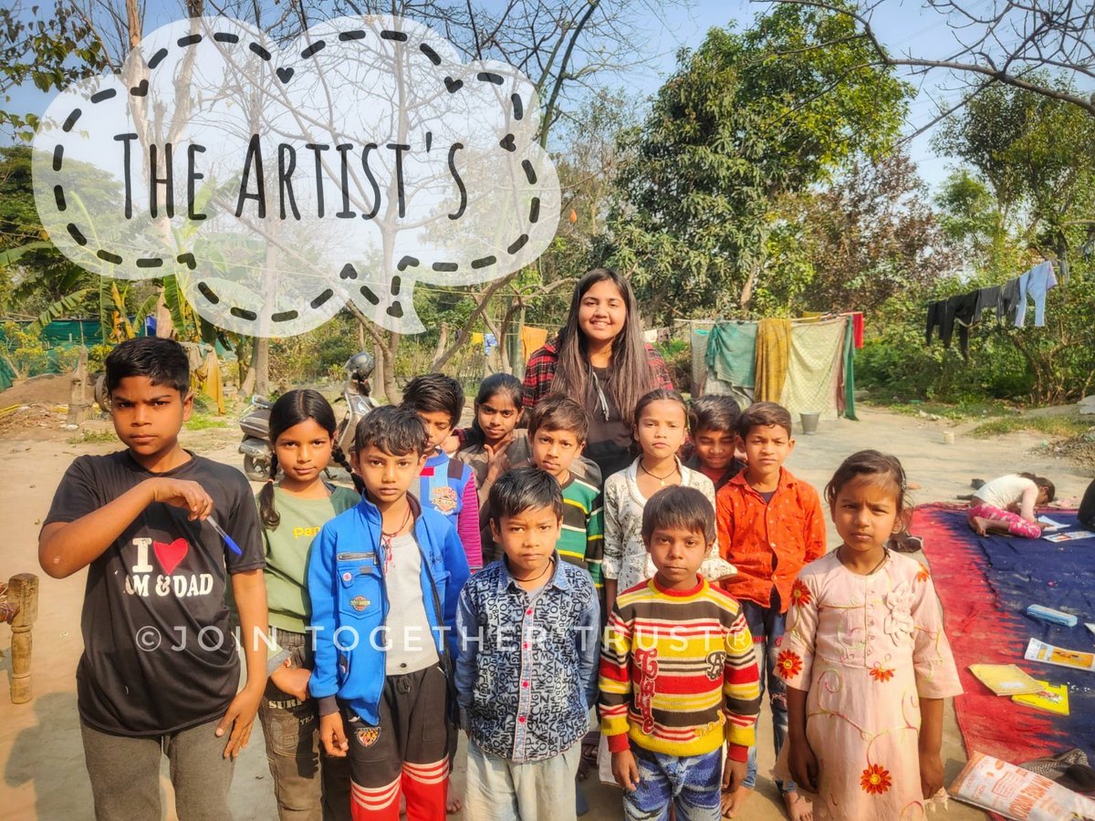 🌟🎨 Join us in illuminating young lives through the magic of learning. Just send 'hi' on 9555898945 to become a part of this transformative journey.  
#sundayvibes  #EducationForAll #TeachingStreetChildren #VolunteeringInIndia #ReachToTeach #JoinTogetherTrust®
#ArtistOnTwitter