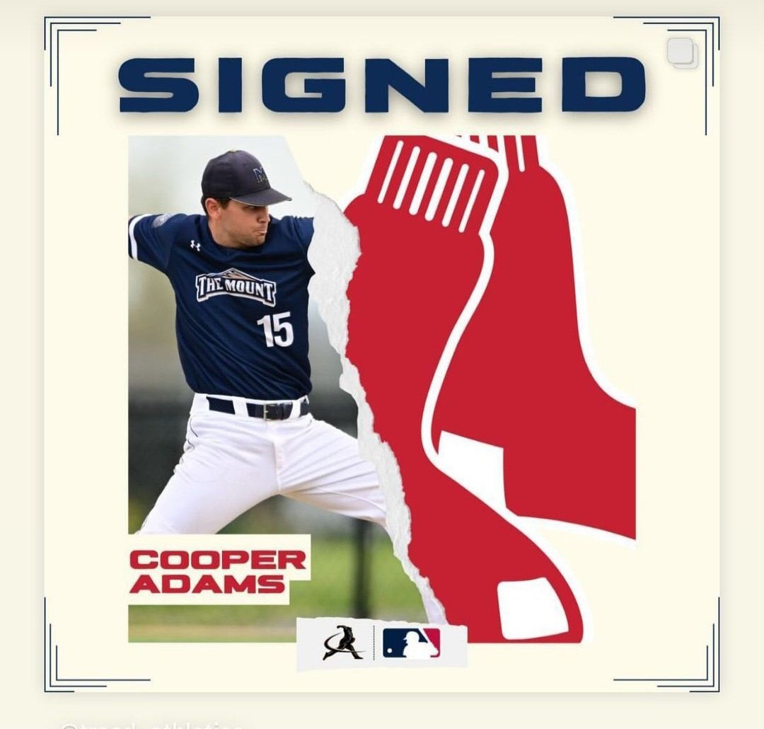 Congrats to 2018 grad Cooper Adams on signing with the Boston Red Sox!  <a href="/CFA_15_/">Cooper Adams</a>