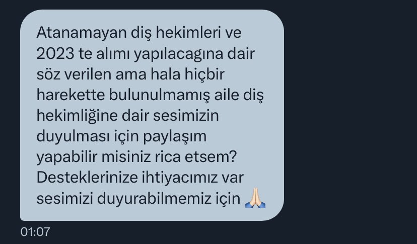 Diş hekimi arkadaşlarımın ifadeleri 👇🏻 

Ortalama bir kanal tedavisinin en az 45 dk
Ortalama bir dolgunun başarılı ve doğru yapılabilmesi için en az 30 dk gerektiğini 
Protezi hiç söylemiyorum bile…
Randevu aralığını 10 dk ya indirip 10.000 meslektaşımdan her sene bu sene olduğu