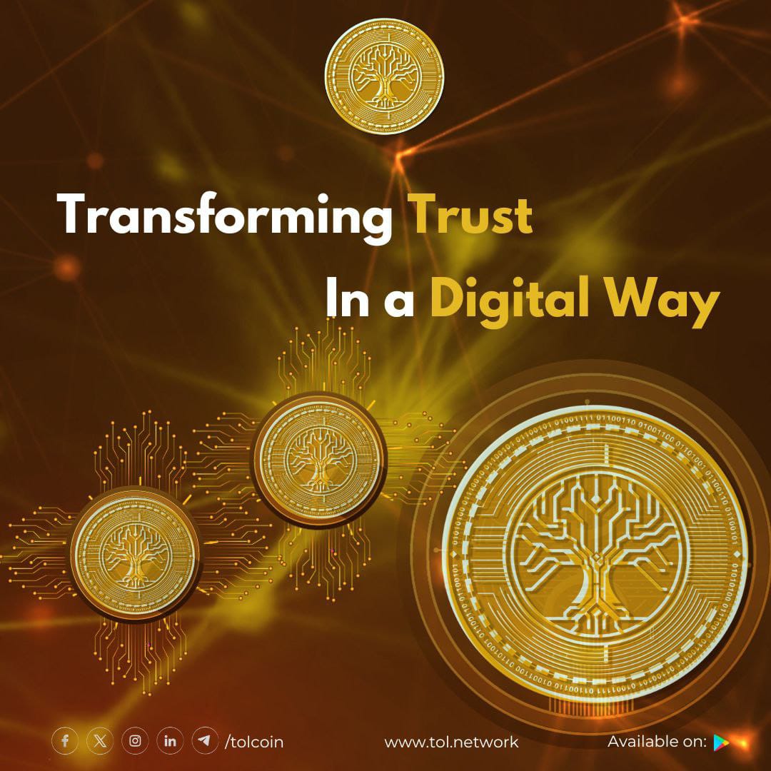 Would you like to go on an innovative digital transformation path?

Every digital connection creates a story about connectedness &amp; security that shapes a future.

It’s a new era of dependability &amp; creativity 🌐tol.network

#cryptocurrency #CryptoNews #cryptocurrencies