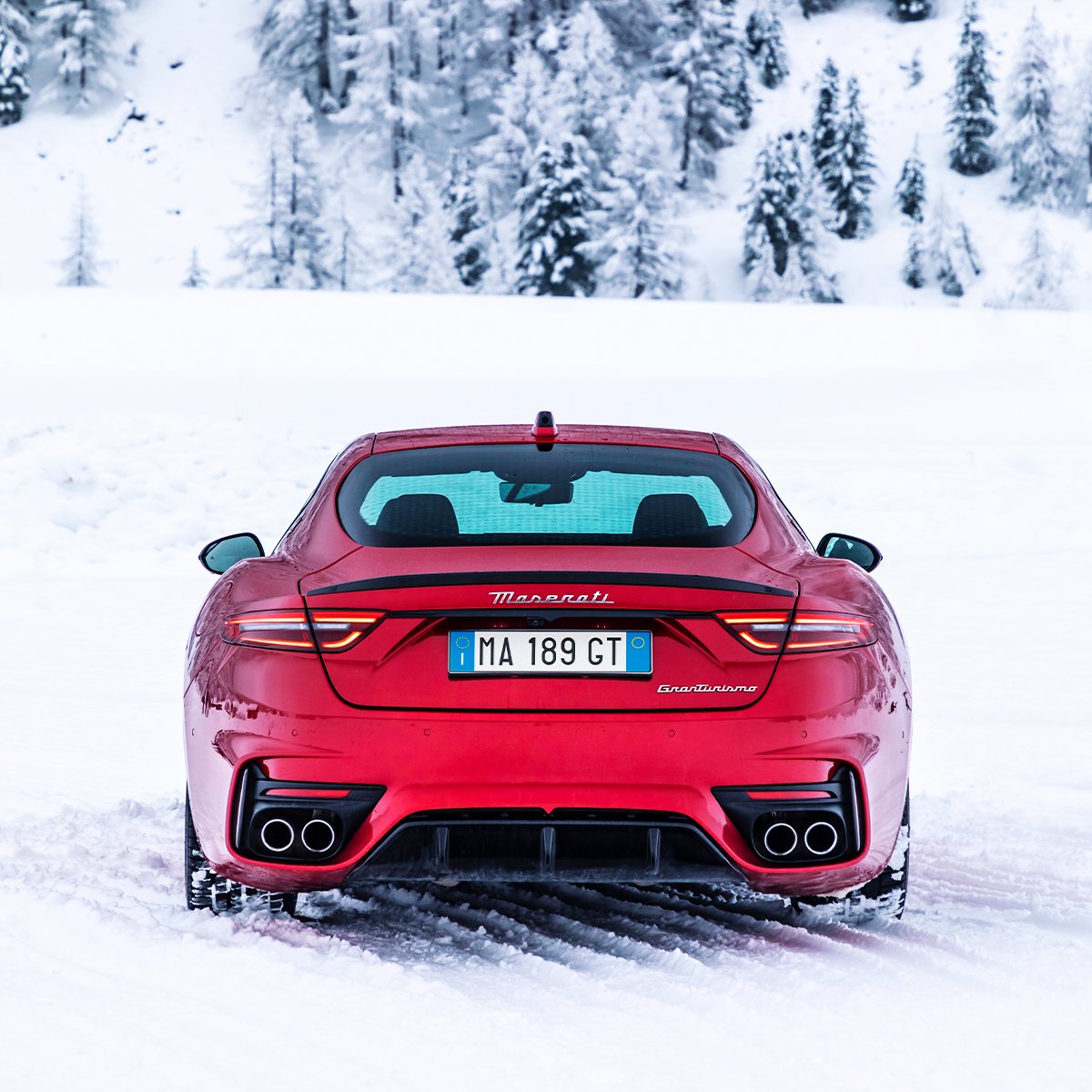 Maserati_HQ's tweet photo. Raging power, eloquent contours. 
May your winter grand tours begin with the GranTurismo Trofeo.
#MaseratiGranTurismo #Maserati https://t.co/opx1weGAMl