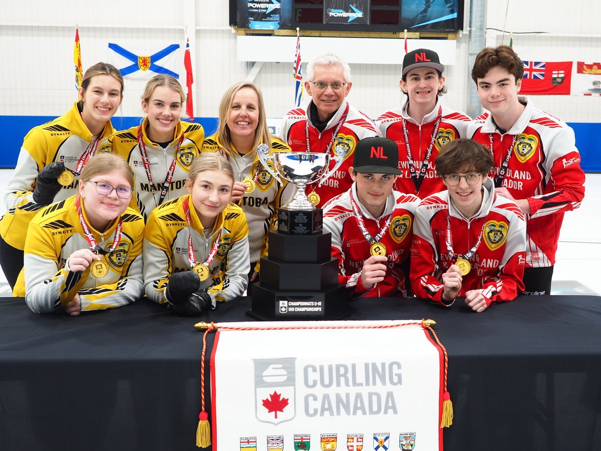 Congratulations to <a href="/CurlingNL/">Curling NL</a> <a href="/TeamPerryNL/">Team Perry</a> and @CurlManitoba's Team Hayward on winning gold at the 2024 Canadian Under-18’s! #U18CC24

Read the full story: brnw.ch/21wGSa5