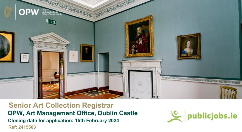 opwireland's tweet photo. 📢Closing Soon !! Get your application in before Thursday.
Visit https://t.co/LzO7rWMoK2 and become part of @opwireland !
#Jobs #Hiring #Extention #Artwork #CaringForYourHeritage #Recruiting #ArtManagement #JobsInDublin #Vacancy #IrishMonuments #Careers #AmazingTeam https://t.co/opRkrizmvn