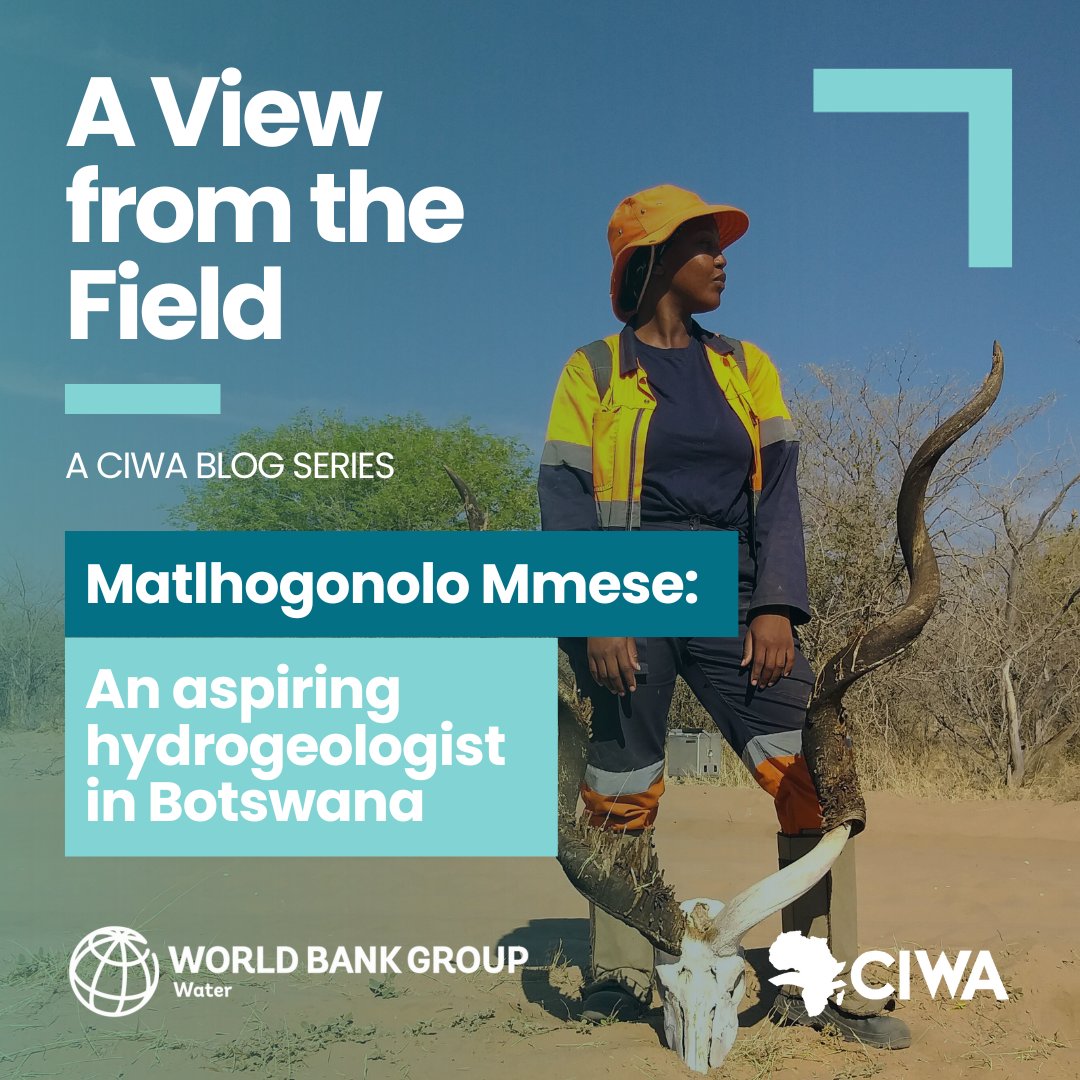 🌟 Celebrating Matlhogonolo Mmese, a talented hydrogeologist breaking gender barriers!

@CIWAprogram and @sadc_gmi support her mission to develop more sustainable groundwater management systems.

👉🏿 wrld.bg/zJG750QzQAQ

#WomenInSTEM #IDWGIS #WomenInScience
