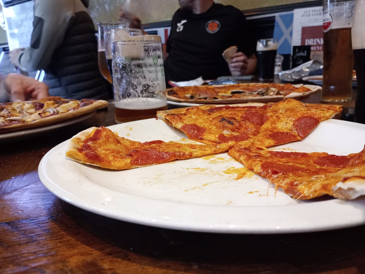 We may have lost 4-0 to Valley Rovers this morning but we get pizza in the pub. So, who are the real winners? Still them technically... but the pizza is still outstanding
