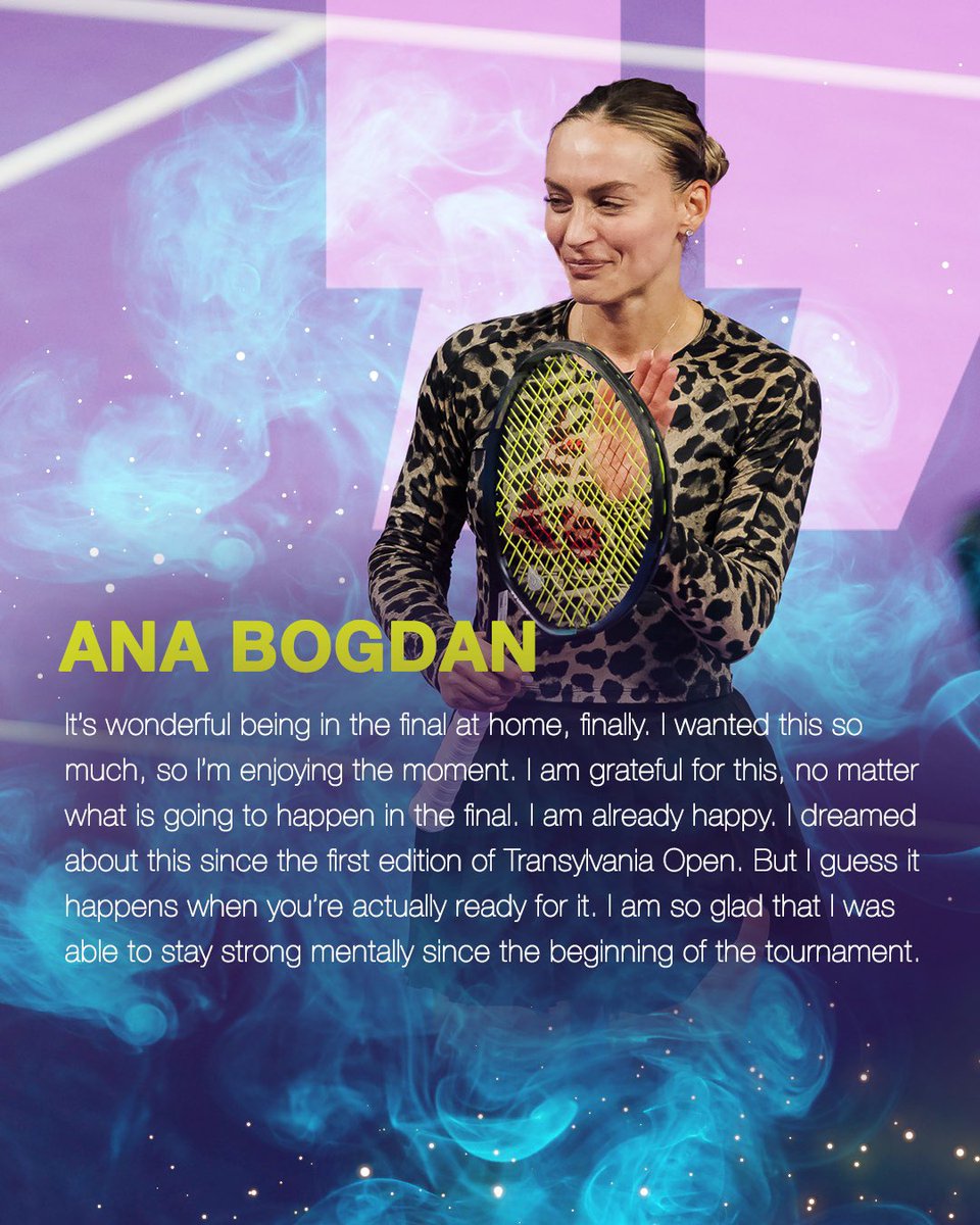 Ana Bogdan is enjoying her moment 🗣 #TO2024 🪄