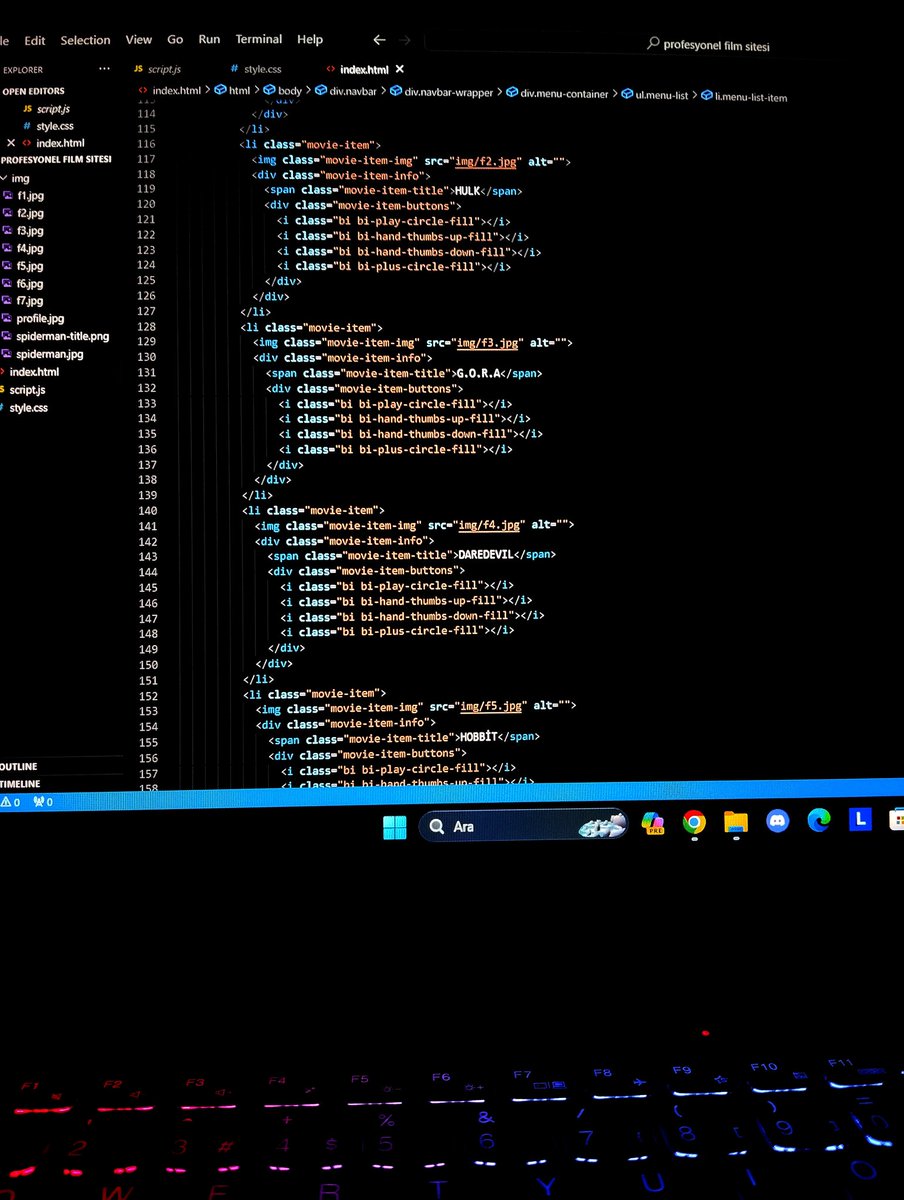 Programci_Bey60's tweet image. Pazar günü Projesi
Yarın okula dönüyoruz yeni bir dönem bizi bekliyor okulu başarıyla bitirip bir an önce işlere başlamak istiyorum 😅
#code #developers #developer #coder #Project2025 #javascript #html5 #CSS #Visualstudio
