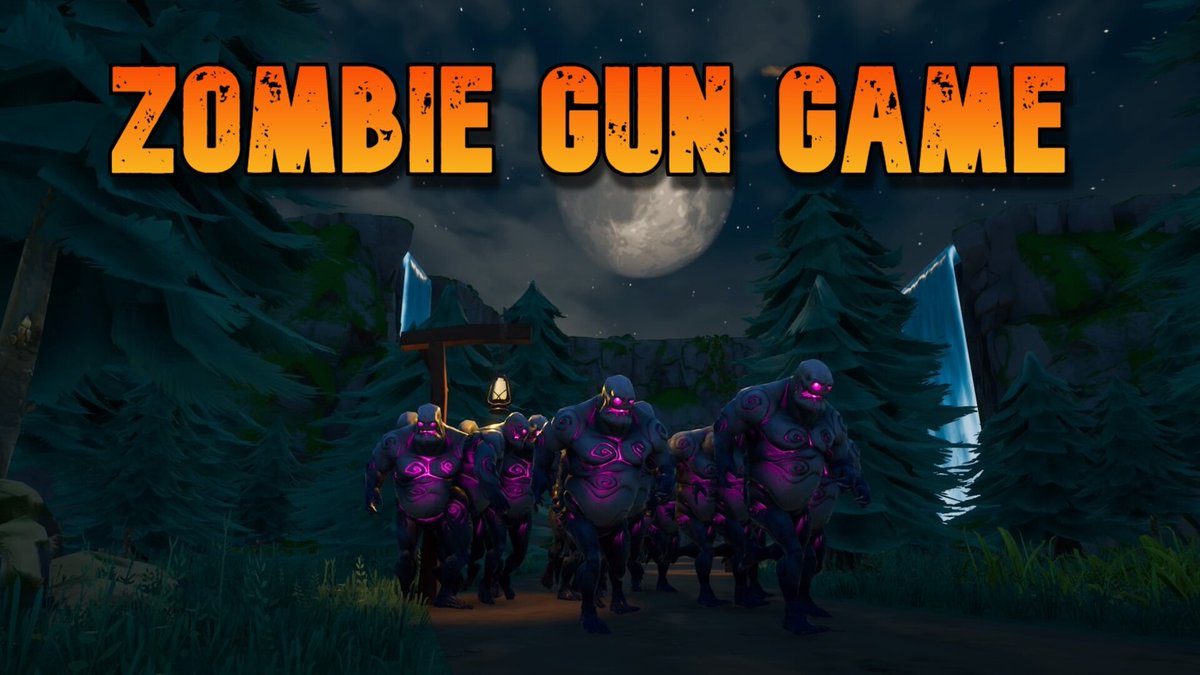 fn_caly's tweet photo. Zombies Gun Game 

Eliminate 250 zombies to win the game! 🧟‍♂️
Just like a gun game the weapon change at every eliminations! 
Playable from 1 to 4 players.
Code: 0196-5846-3801

In case you notice any problems on the map DM me so I can fix it quickly! 

#FortniteCreative https://t.co/sP9clkaIY6