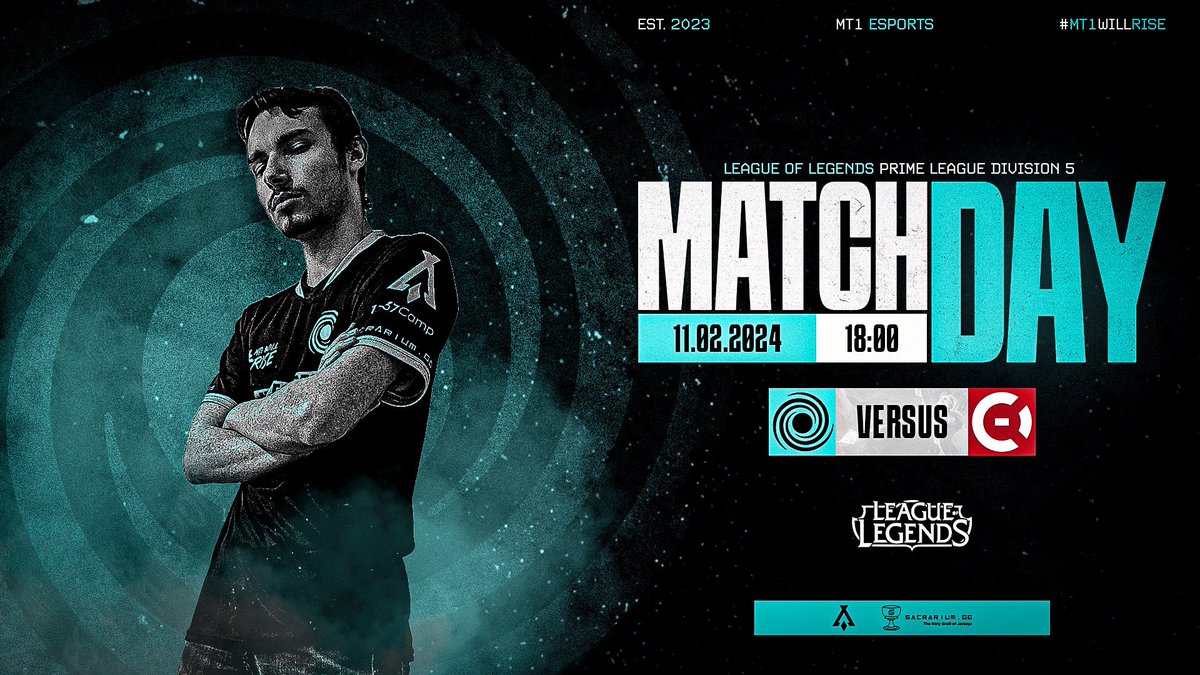 Wir sind bereit, den Geißbock bei den Hörnern zu packen und alles zu geben. 🖤🤍

🆚 <a href="/esportscologne/">eSports Cologne</a> Omega 🐐
⏰ 18:00
🎙 <a href="/HonischMoritz/">Votig23</a> &amp; Olli
📺 twitch.tv/mt1_esports

⚒<a href="/AE_WallerDN/">David -Waller- Darga</a> 
🌴<a href="/MT1Mort/">Mort</a> 
🧙🏻‍♂️@MT1Wakaikami
🏹<a href="/Sh0ckZzii/">Sh0ckZzi</a>
⚕️<a href="/Tobi1924437/">MT1 Bill</a>

#MT1WILLRISE #MT1WIN