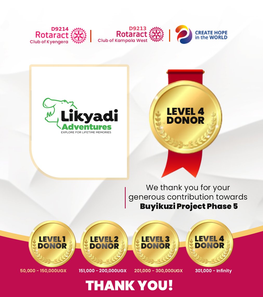 Thrilled to welcome our incredible donor @LikyadiAdventu2 aboard the Buyikuzi Project! Your support means the world to us as we work towards positive change in the Buyikuzi community. Thank you for joining us on this journey! 🙌 #BuyikuziProjectPhase5 #Gratitude