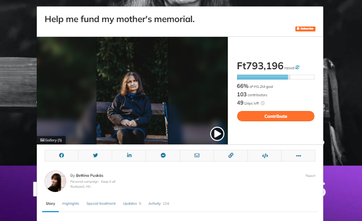 SEGA Hoarder 💎 (@segahoarder) on Twitter photo Please help me fund <a href="/pbettina8910/">Bettina Puskás</a>'s Mother's memorial.
fundrazr.com/savemymother
PayPal: pdavid1216@gmail.com
IBAN BANK ACCOUNT NUMBER:
HU30 - 17600042 - 00626020 - 00000017
All help is greatly appreciated. Thank you.
#memorial #nonprofit #support #raisemoney #fundraiser #RT Please help me fund <a href="/pbettina8910/">Bettina Puskás</a>'s Mother's memorial.
fundrazr.com/savemymother
PayPal: pdavid1216@gmail.com
IBAN BANK ACCOUNT NUMBER:
HU30 - 17600042 - 00626020 - 00000017
All help is greatly appreciated. Thank you.
#memorial #nonprofit #support #raisemoney #fundraiser #RT
