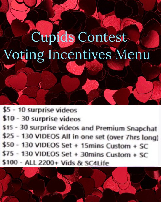 Vote for @Arionnakajira in the MV Contest Cupids Contest @manyvids https://t.co/zToZVeoYBa https://t<a class="tags" href="/tag/arionnakajira">@arionnakajira</a><a href="/tag/myxanniversary"class="tags"><span>#myxanniversary</span></a>