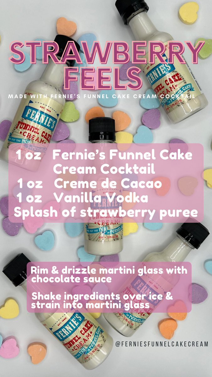 Try this delicious cocktail for #valentinesday!