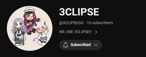 HimitsuKana_'s tweet photo. WE #3lipse MADE OUR YOUTUBE CHANNEL
🫵🏻 HIT THAT SUBSCRIBE BUTTON NOW 🫵🏻
https://t.co/cm3bPyvSgw
https://t.co/cm3bPyvSgw
All projects such as covers or other content by #3clipse will be uploaded there!
((pssttt new cover is on progress 👀))
💙❤️💜 https://t.co/zFJUcKkaqI